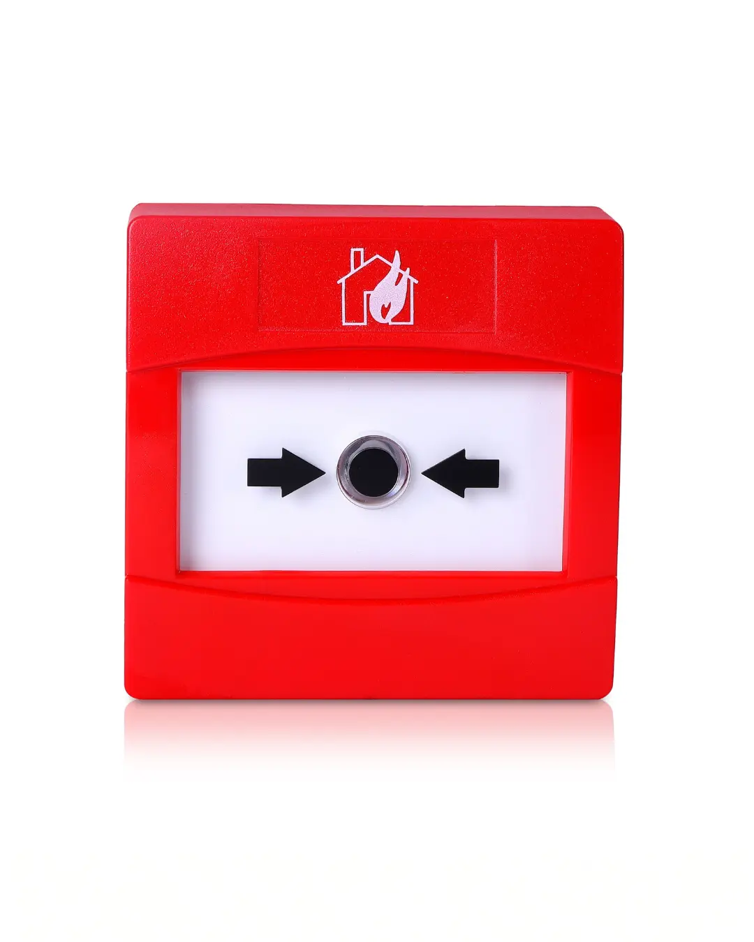 Agni Veiga Intelligent Addressable Manual Call Point – Front View Agni Veiga series intelligent addressable manual call point front view