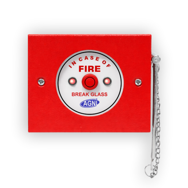 Manual Break Glass Call Point AGNI-301 – Solid Sheet Metal MCP